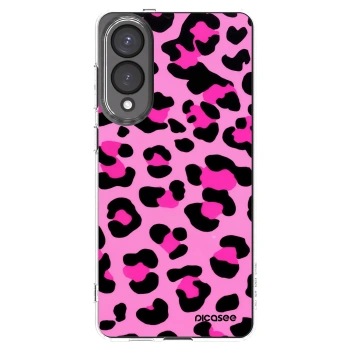 Picasee silikonowe przeźroczyste etui na Samsung Galaxy S25 Edge 5G - Pink Tiger