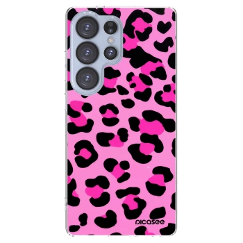 Picasee silikonowe przeźroczyste etui na Samsung Galaxy S25 Ultra 5G - Pink Tiger