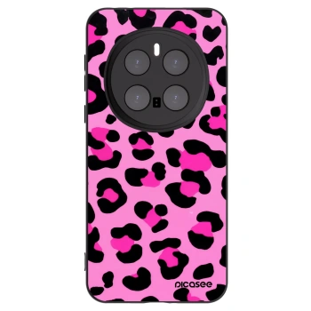 Picasee silikonowe czarne etui na Honor Magic7 Pro 5G - Pink Tiger