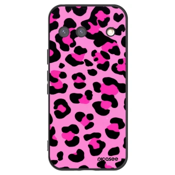 Picasee silikonowe czarne etui na Google Pixel 9 - Pink Tiger