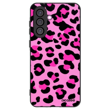 Picasee silikonowe czarne etui na Samsung Galaxy A36 5G - Pink Tiger