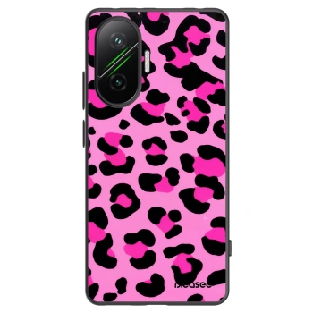 Picasee silikonowe czarne etui na Xiaomi Poco F7 Pro 5G - Pink Tiger