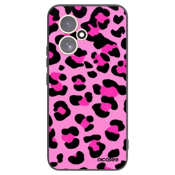 Picasee silikonowe czarne etui na Honor 400 5G - Pink Tiger