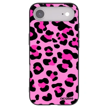 Picasee silikonowe czarne etui na Apple iPhone Air - Pink Tiger