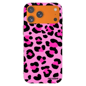 Picasee silikonowe przeźroczyste etui na Apple iPhone 17 Pro Max - Pink Tiger