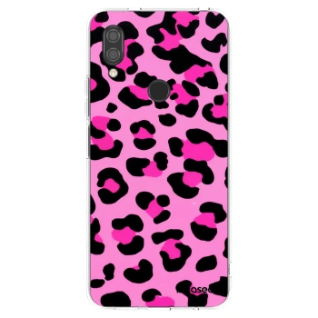 Picasee silikonowe przeźroczyste etui na Xiaomi Redmi 7 - Pink Tiger