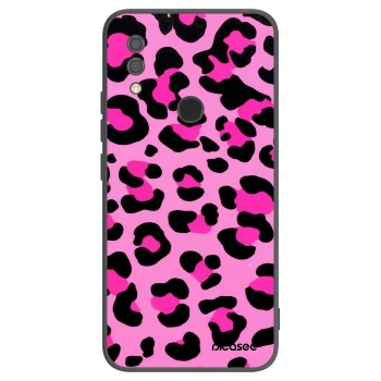 Picasee silikonowe czarne etui na Xiaomi Redmi 7 - Pink Tiger