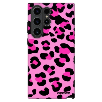 Picasee Fashion Case na Samsung Galaxy S23 Ultra 5G - Pink Tiger