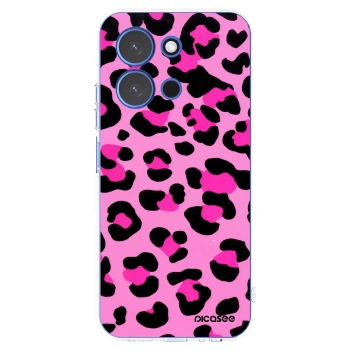 Picasee silikonowe przeźroczyste etui na Xiaomi Redmi 15C 4G - Pink Tiger