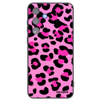 Picasee silikonowe czarne etui na Samsung Galaxy S25 FE 5G - Pink Tiger