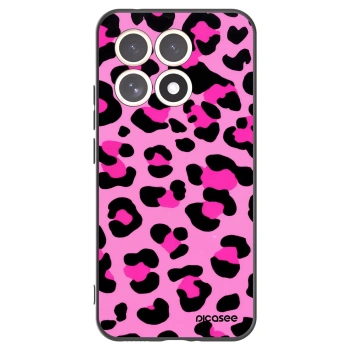 Picasee silikonowe czarne etui na Xiaomi 15T - Pink Tiger