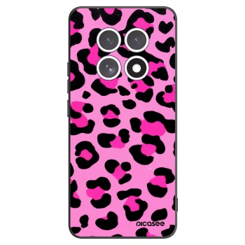 Picasee silikonowe czarne etui na Xiaomi Redmi Note 15 4G - Pink Tiger
