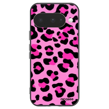 Picasee silikonowe czarne etui na Google Pixel 10 - Pink Tiger