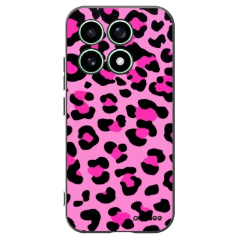 Picasee silikonowe czarne etui na Xiaomi 17 - Pink Tiger