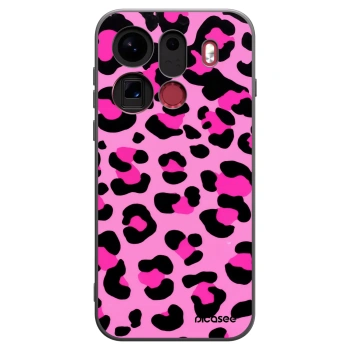 Picasee silikonowe czarne etui na OPPO Find X9 Pro - Pink Tiger