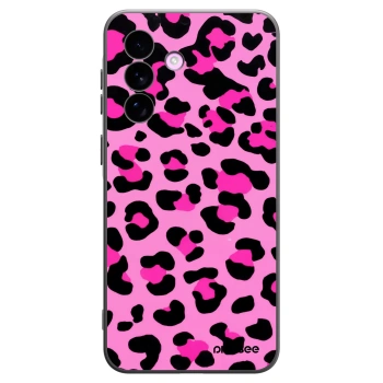 Picasee silikonowe czarne etui na Samsung Galaxy A57 5G - Pink Tiger