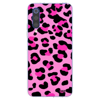 Picasee silikonowe przeźroczyste etui na Xiaomi Mi 9 SE - Pink Tiger