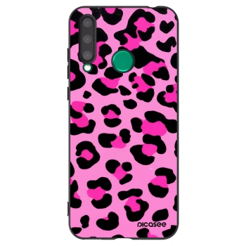 Picasee silikonowe czarne etui na Honor 20 Lite - Pink Tiger
