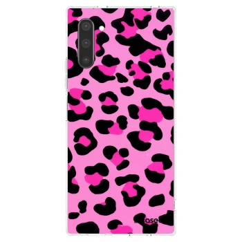 Picasee silikonowe przeźroczyste etui na Samsung Galaxy Note 10 N970F - Pink Tiger