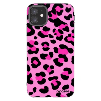 Picasee silikonowe przeźroczyste etui na Apple iPhone 11 - Pink Tiger