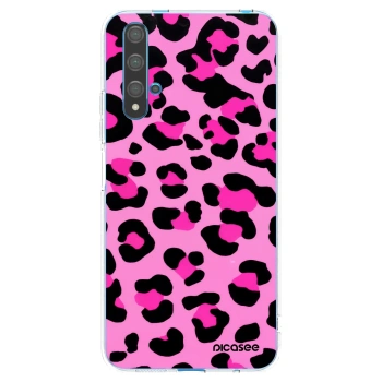 Picasee silikonowe przeźroczyste etui na Huawei Nova 5T - Pink Tiger