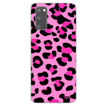 Picasee silikonowe przeźroczyste etui na Samsung Galaxy S20 G980F - Pink Tiger
