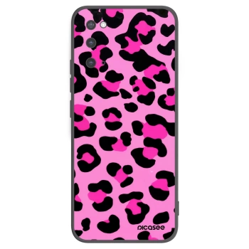 Picasee silikonowe czarne etui na Samsung Galaxy S20 G980F - Pink Tiger