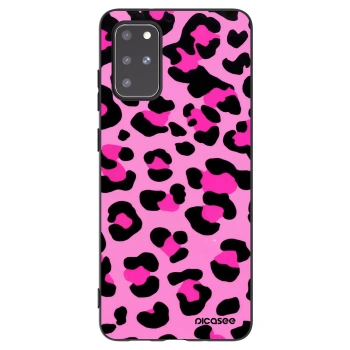 Picasee silikonowe czarne etui na Samsung Galaxy S20+ G985F - Pink Tiger
