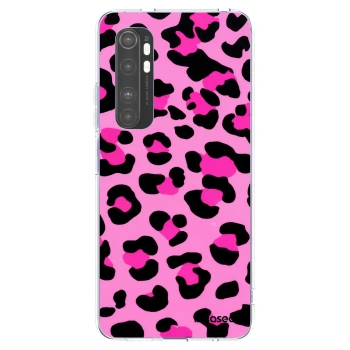 Picasee silikonowe przeźroczyste etui na Xiaomi Mi Note 10 Lite - Pink Tiger