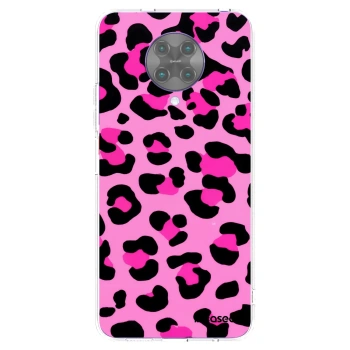 Picasee silikonowe przeźroczyste etui na Xiaomi Poco F2 Pro - Pink Tiger