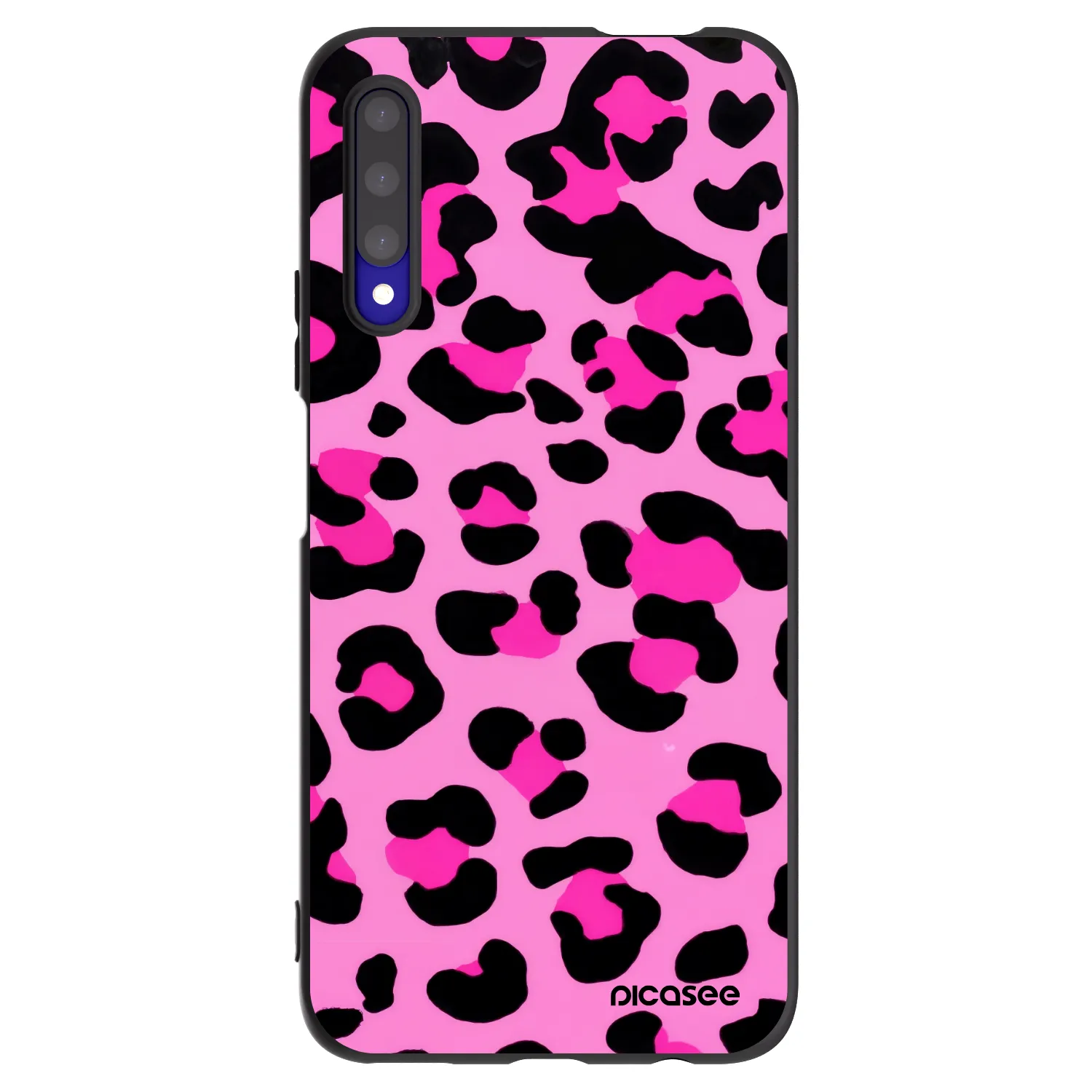 Picasee silikonowe czarne etui na Honor 9X Pro - Pink Tiger