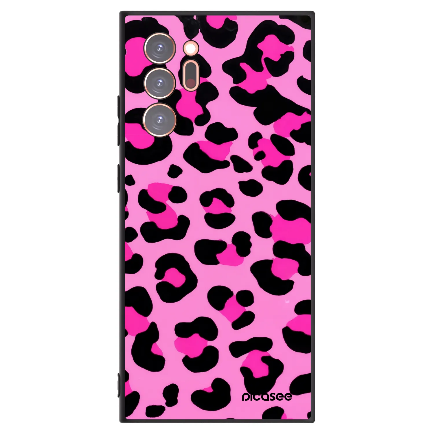 Picasee silikonowe czarne etui na Samsung Galaxy Note 20 Ultra - Pink Tiger