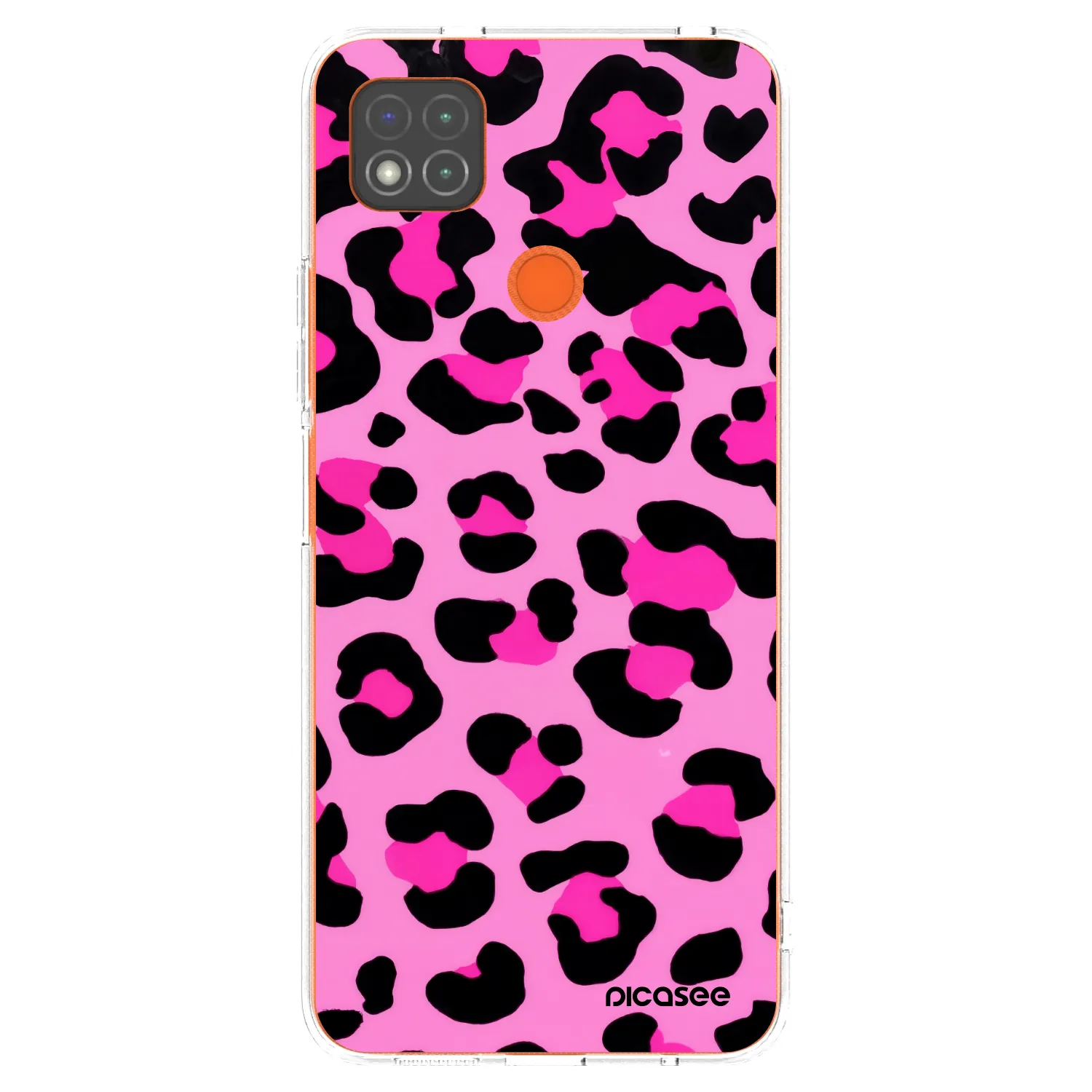 Picasee silikonowe przeźroczyste etui na Xiaomi Redmi 9C - Pink Tiger