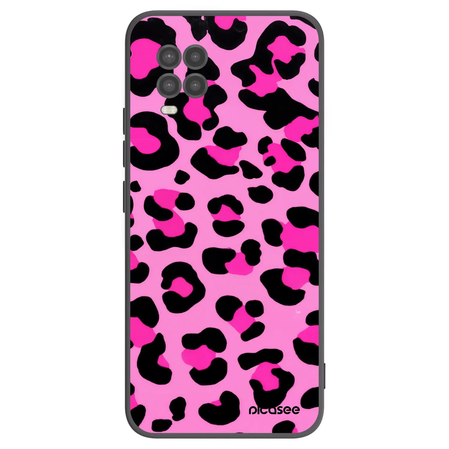 Picasee silikonowe czarne etui na Xiaomi Mi 10 Lite - Pink Tiger