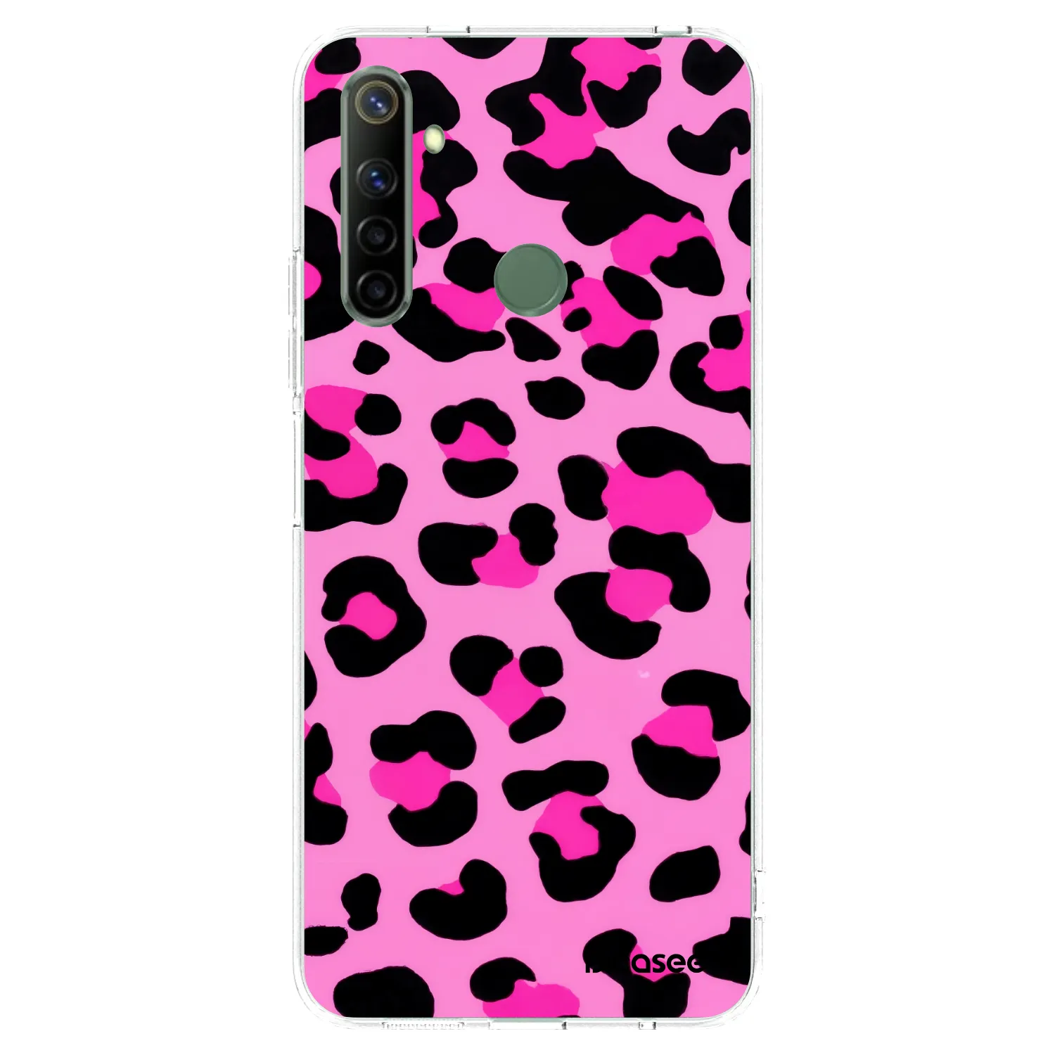 Picasee silikonowe przeźroczyste etui na Realme 6i - Pink Tiger