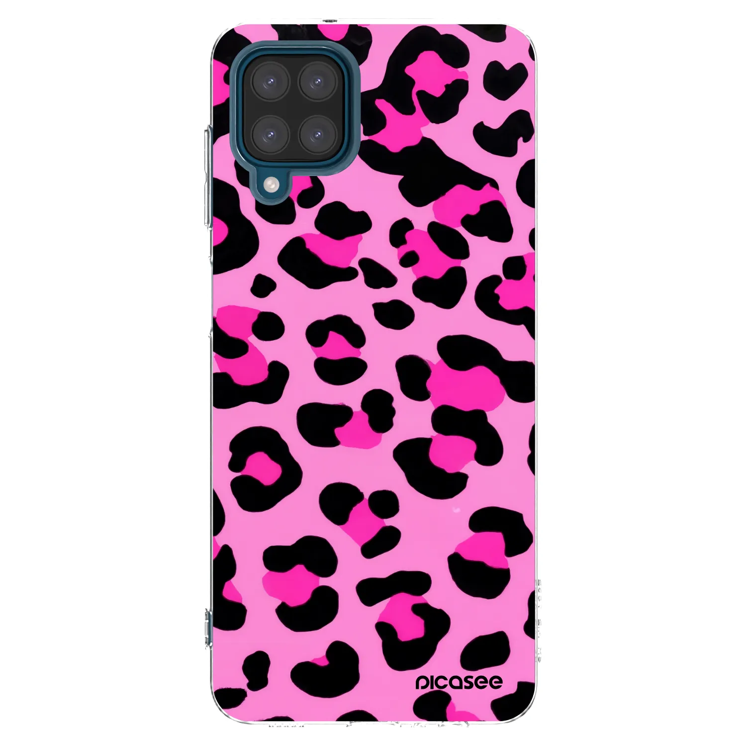 Picasee silikonowe przeźroczyste etui na Samsung Galaxy A12 A125F - Pink Tiger
