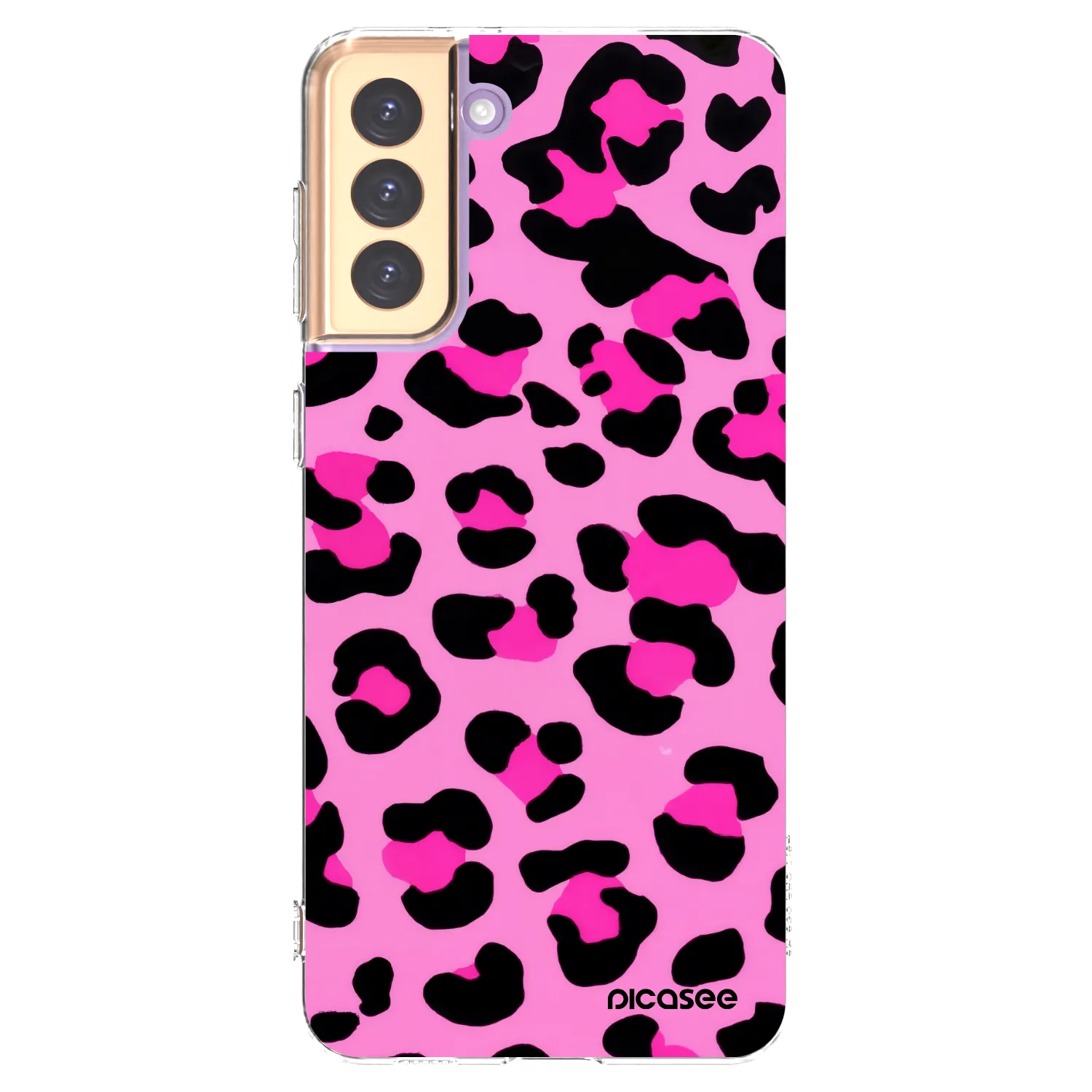 Picasee silikonowe przeźroczyste etui na Samsung Galaxy S21+ 5G G996F - Pink Tiger