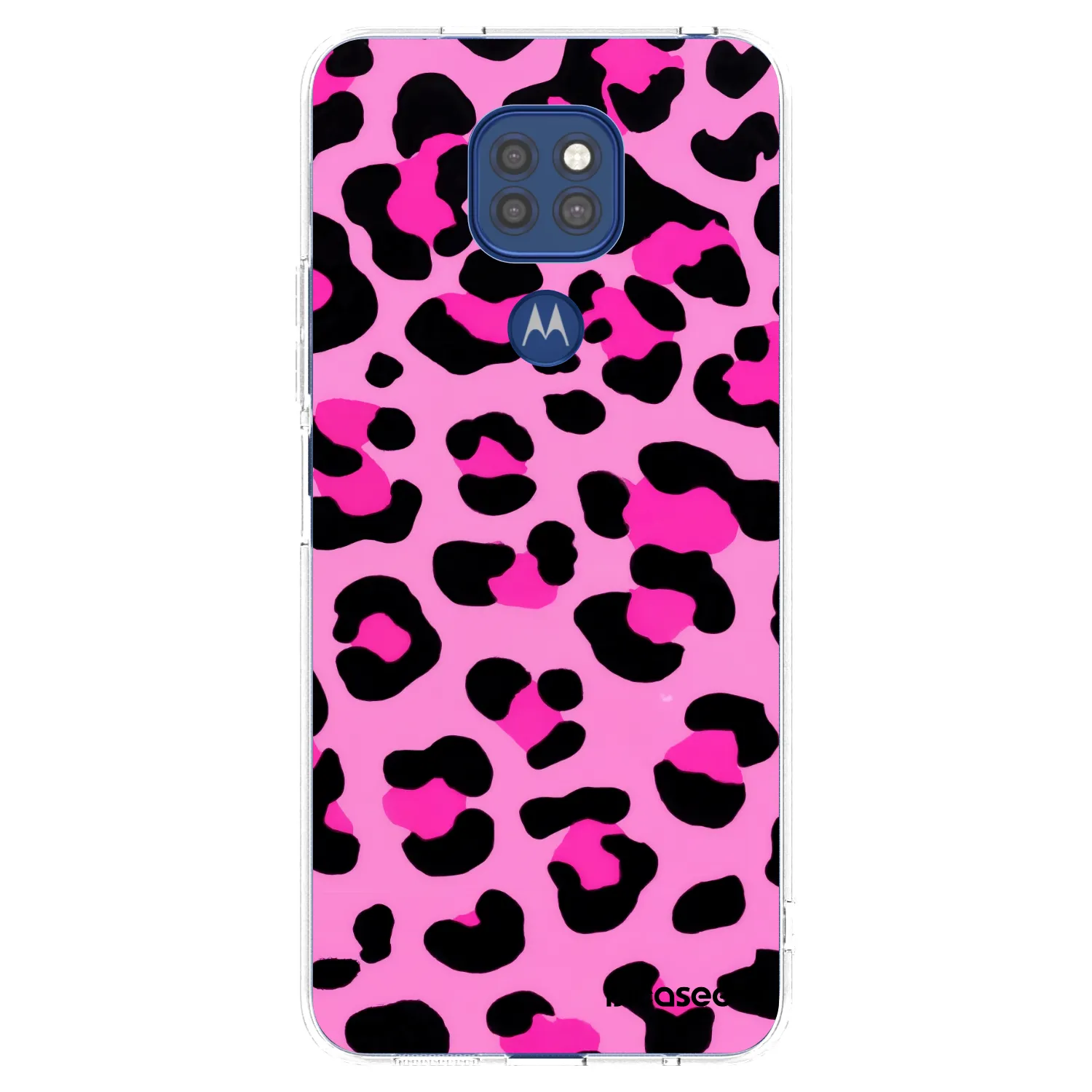 Picasee silikonowe przeźroczyste etui na Motorola Moto G9 Play - Pink Tiger