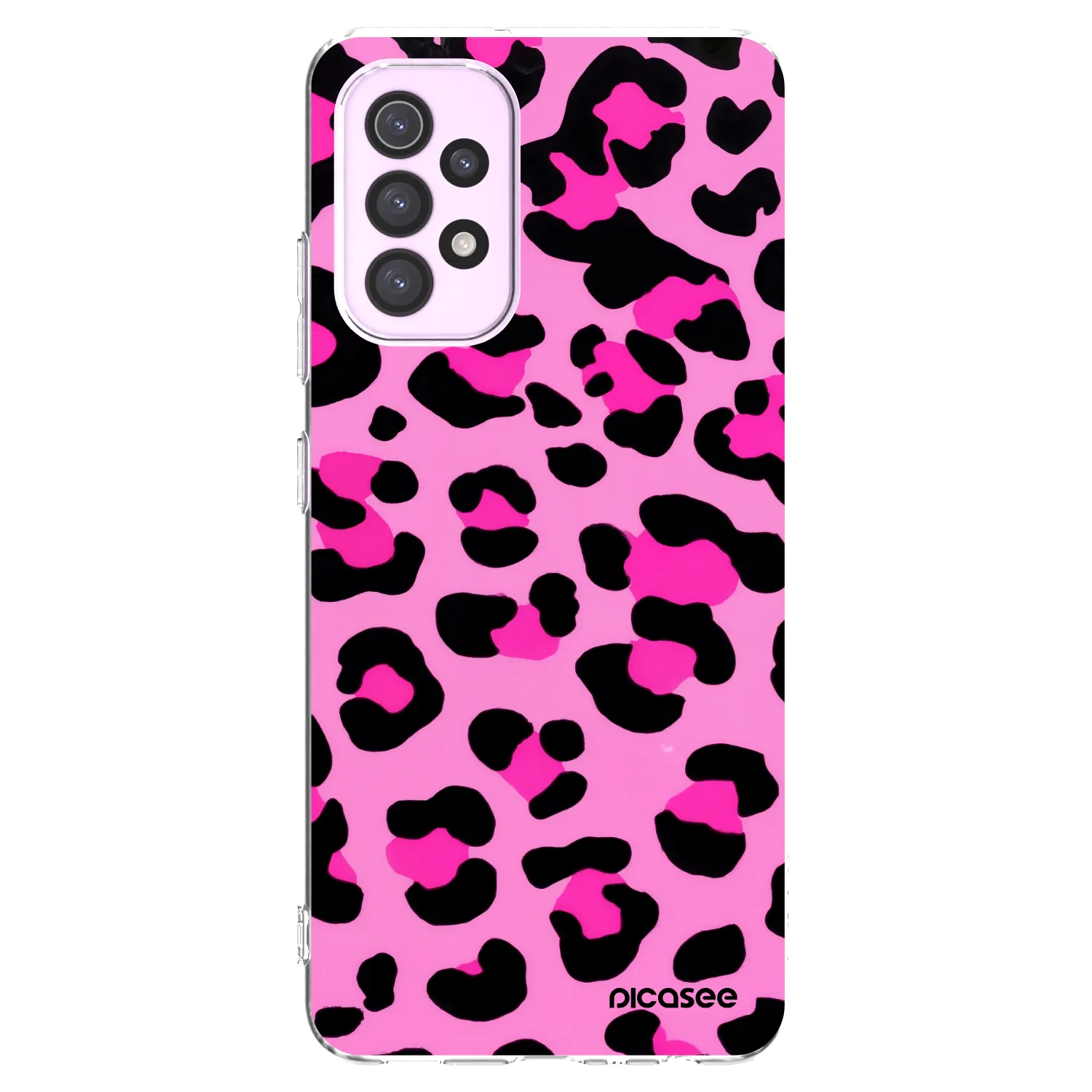 Picasee silikonowe przeźroczyste etui na Samsung Galaxy A32 5G A326B - Pink Tiger