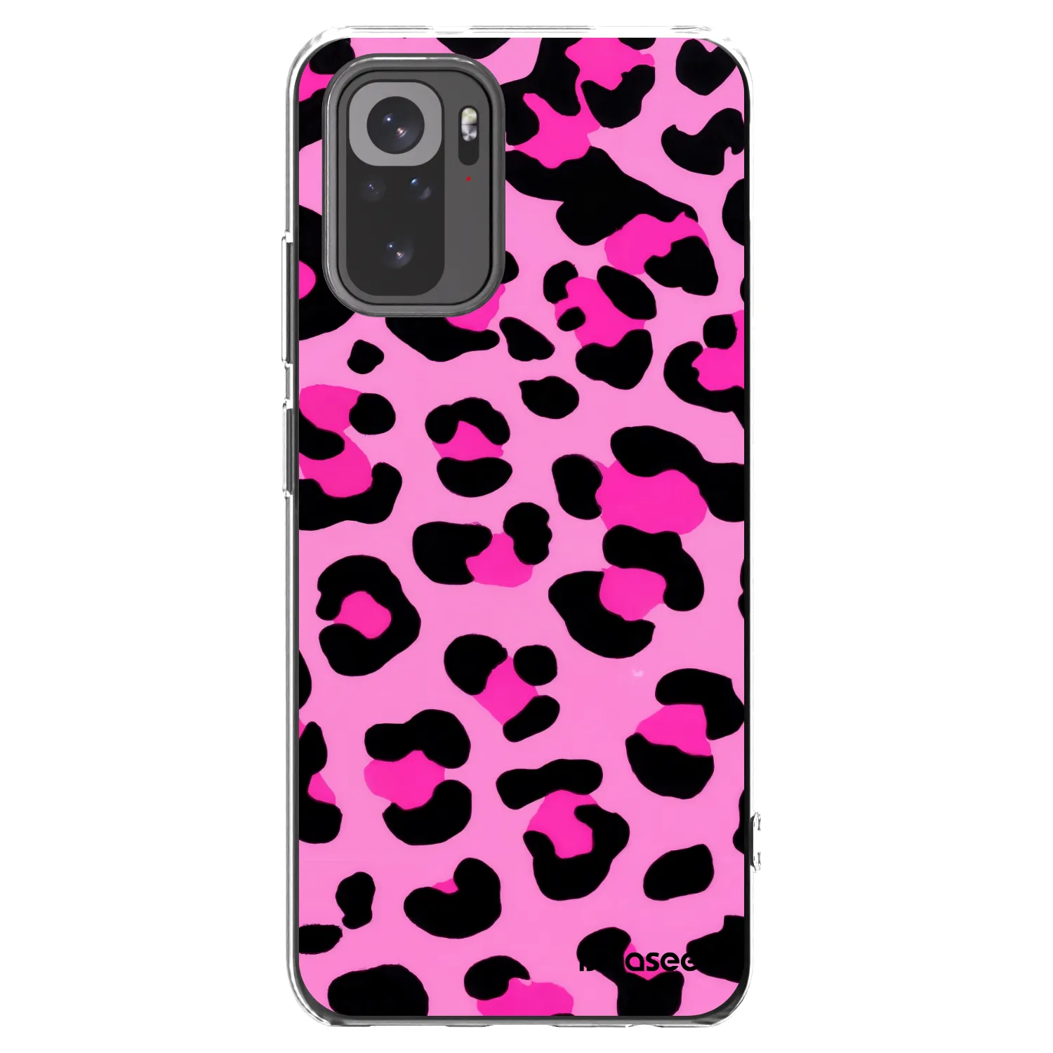 Picasee silikonowe przeźroczyste etui na Xiaomi Redmi Note 10S - Pink Tiger