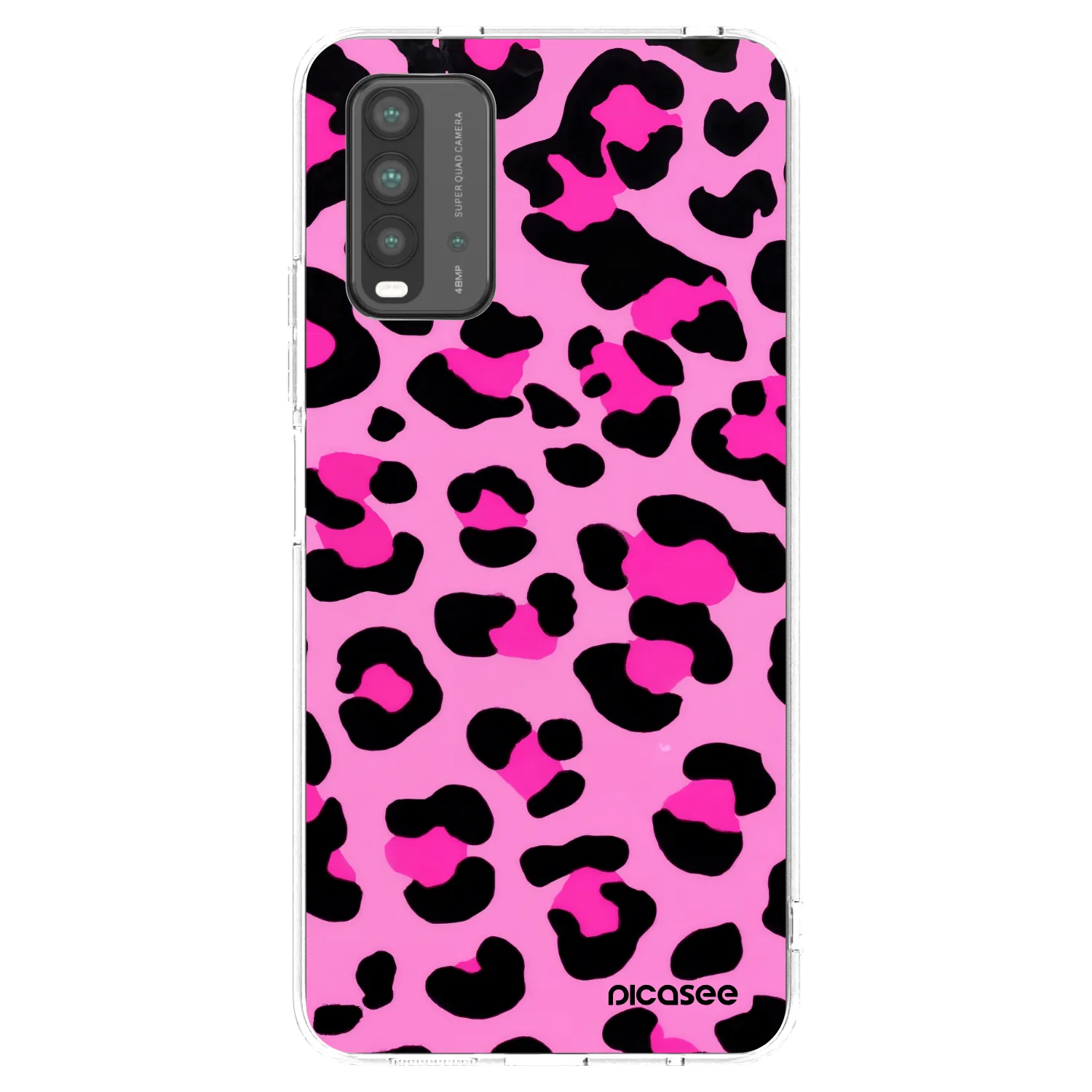 Picasee silikonowe przeźroczyste etui na Xiaomi Redmi 9T - Pink Tiger