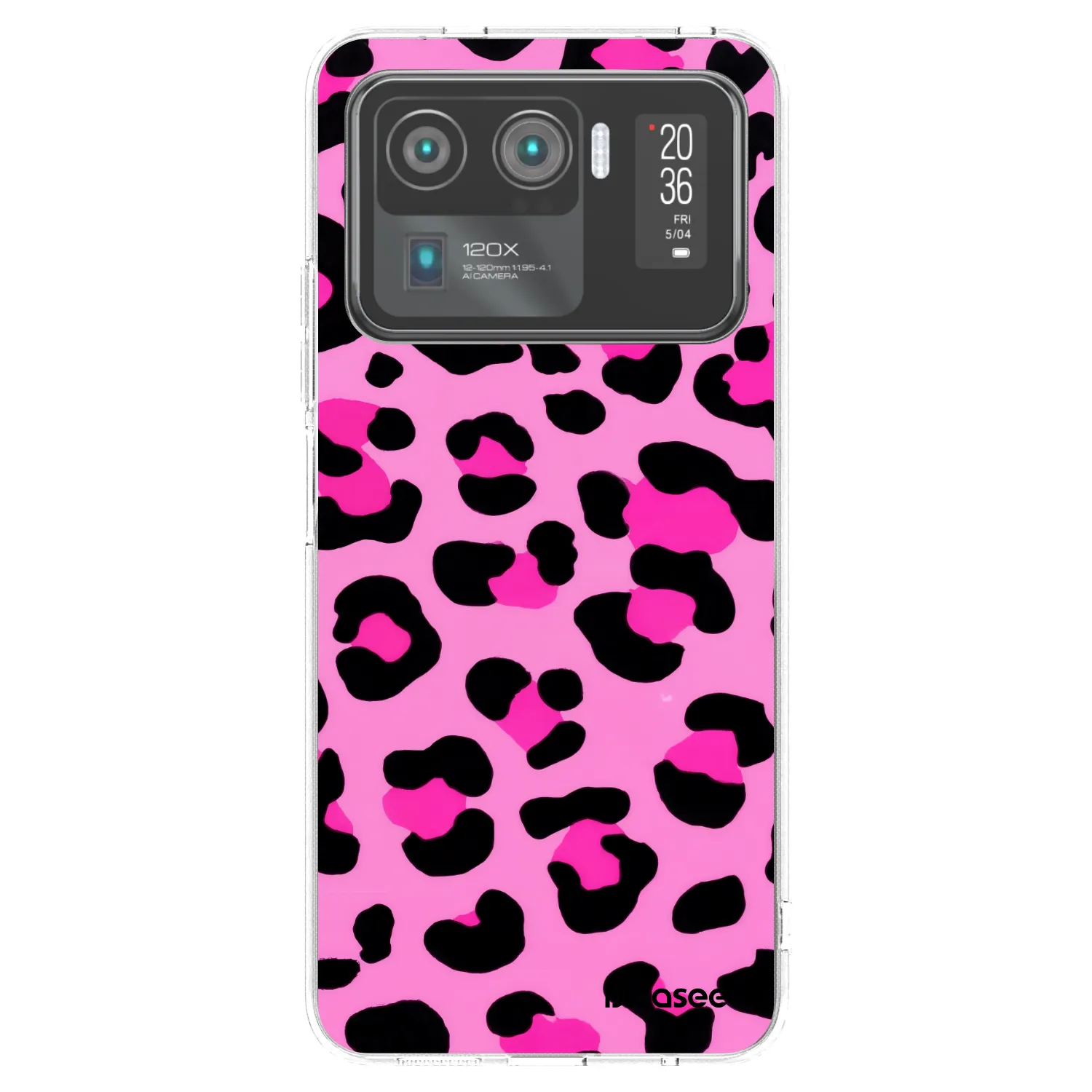 Picasee silikonowe przeźroczyste etui na Xiaomi Mi 11 Ultra - Pink Tiger