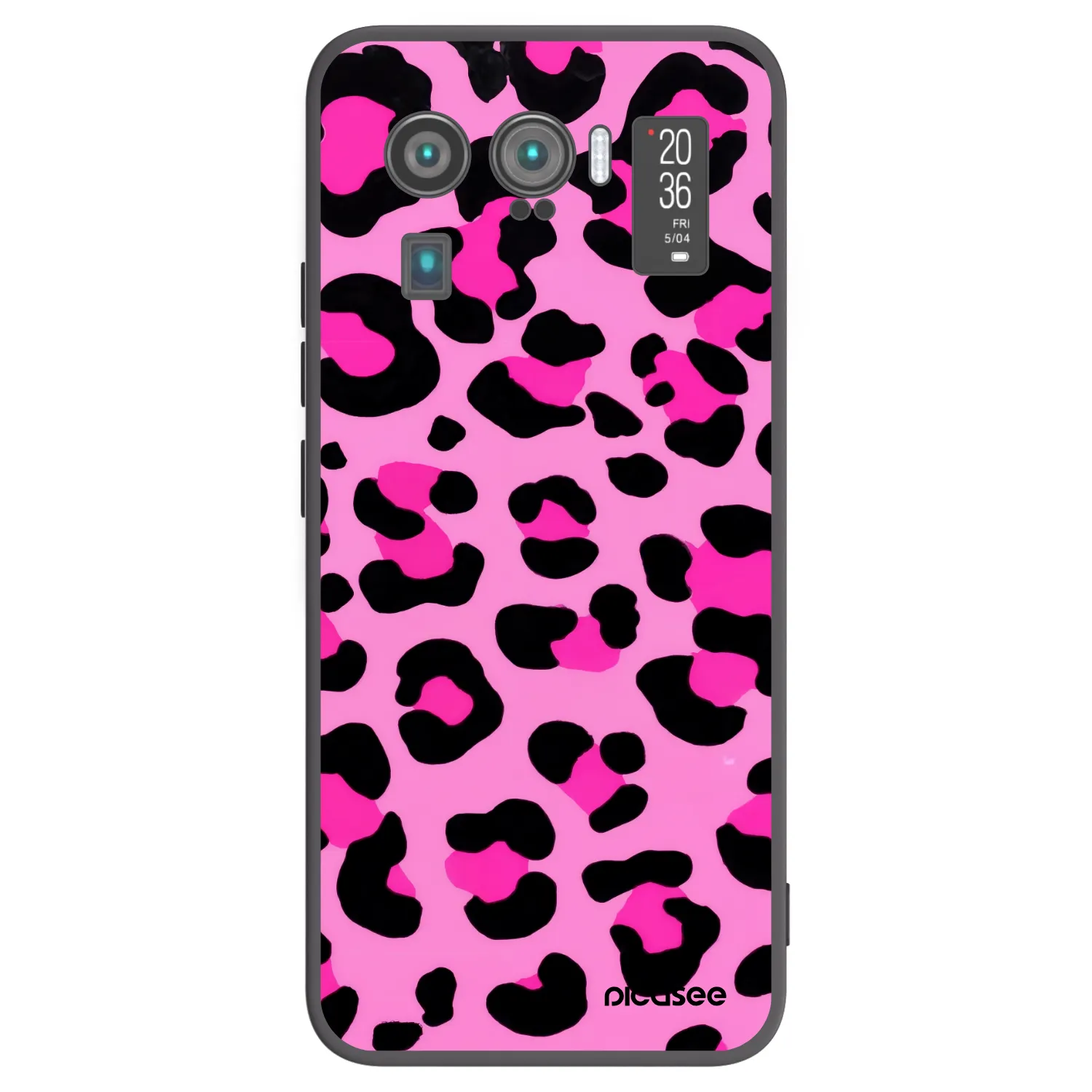 Picasee silikonowe czarne etui na Xiaomi Mi 11 Ultra - Pink Tiger