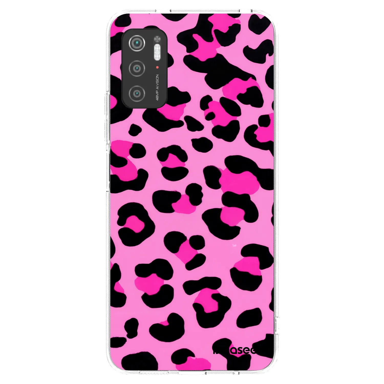 Picasee silikonowe przeźroczyste etui na Xiaomi Poco M3 Pro 5G - Pink Tiger