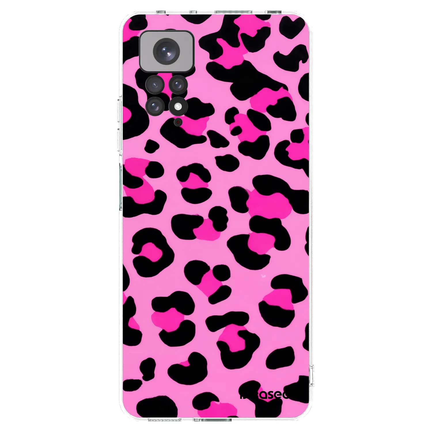 Picasee silikonowe przeźroczyste etui na Xiaomi Redmi Note 11S 4G - Pink Tiger