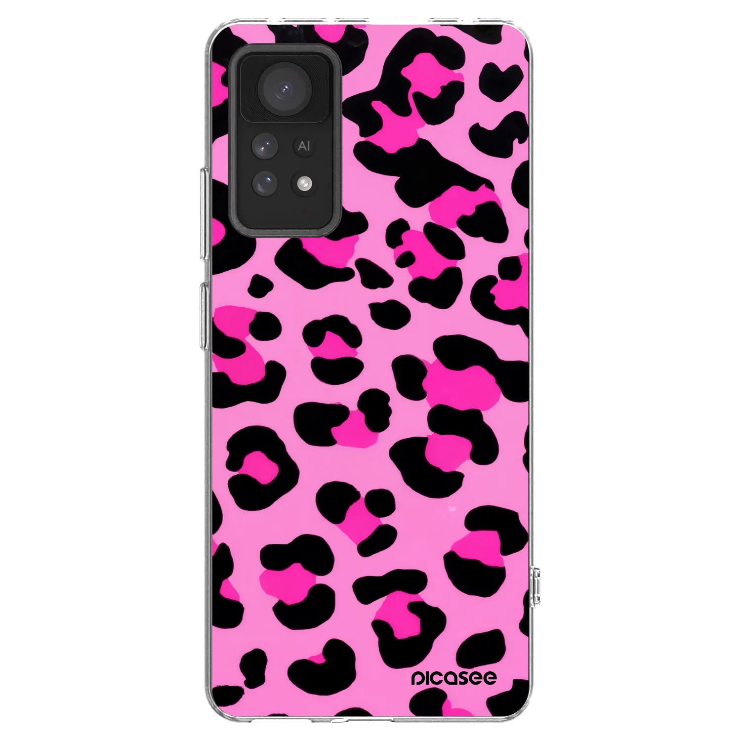 Picasee silikonowe przeźroczyste etui na Xiaomi Redmi Note 11 Pro 5G - Pink Tiger
