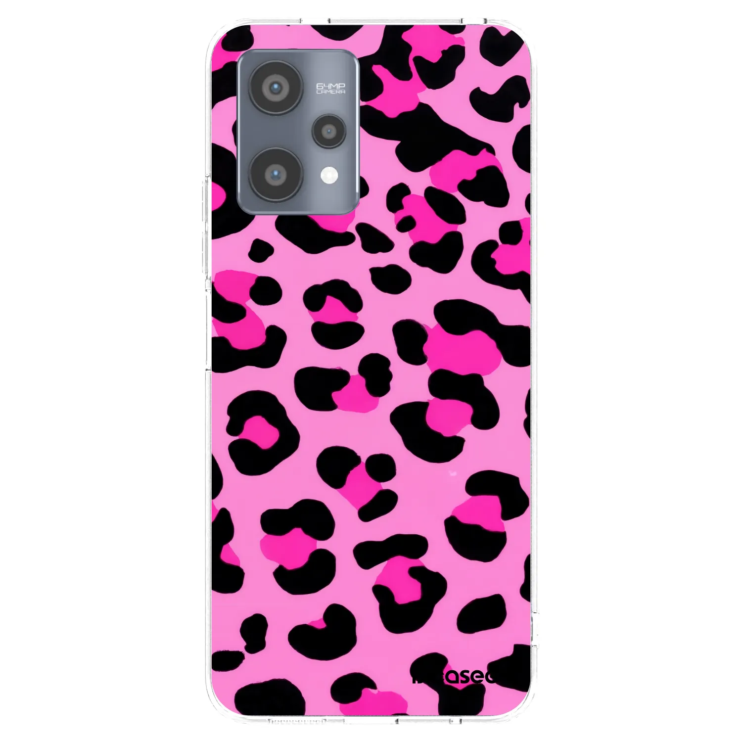 Picasee silikonowe przeźroczyste etui na Realme 9 Pro 5G - Pink Tiger