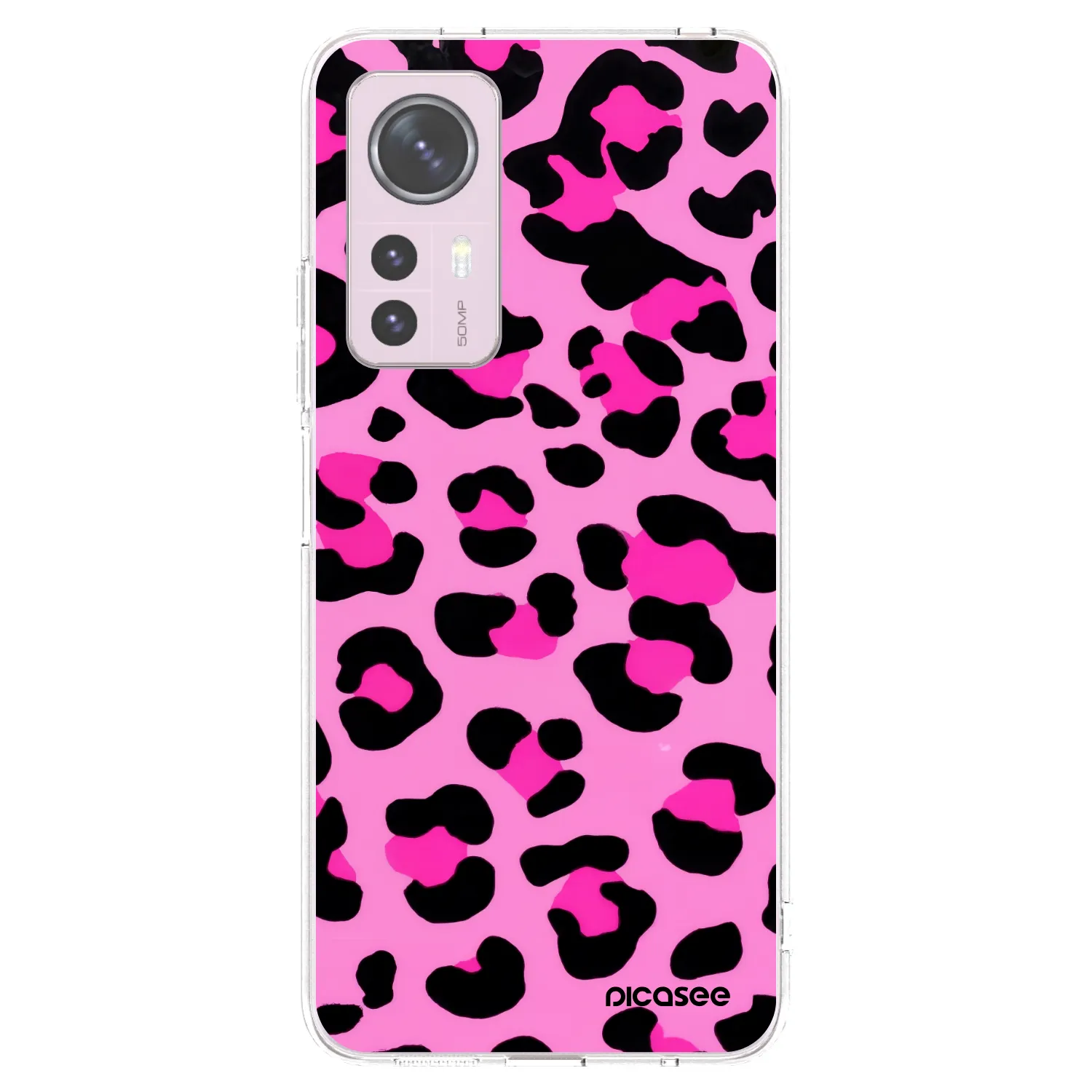 Picasee silikonowe przeźroczyste etui na Xiaomi 12 - Pink Tiger