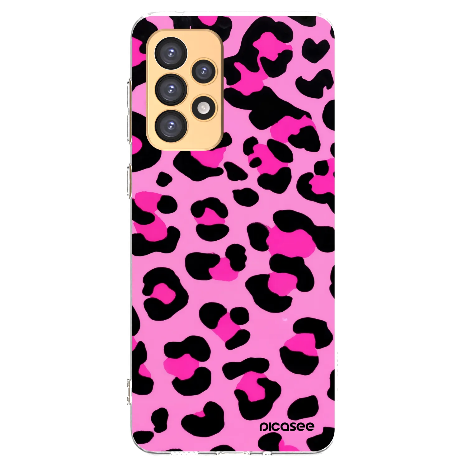 Picasee silikonowe przeźroczyste etui na Samsung Galaxy A33 5G A336 - Pink Tiger