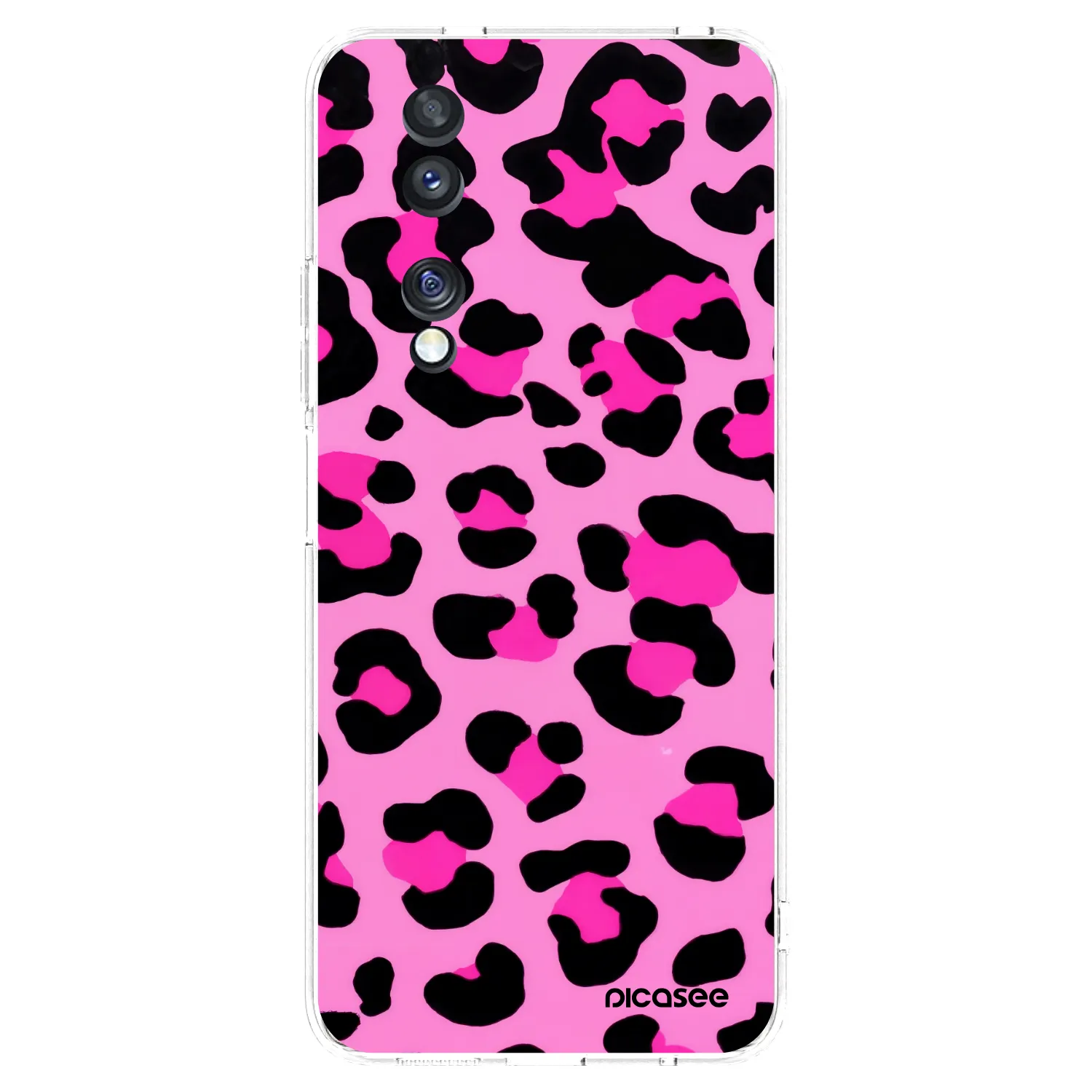 Picasee silikonowe przeźroczyste etui na Honor 70 - Pink Tiger